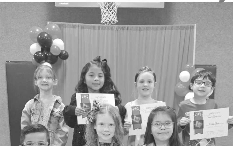 2nd GRADE MUSIC MEMORY - Pictured above are First Luke Lopez, Second Temperance King, and Third Everly Lopez. (Photo courtesy of Levelland ISD)