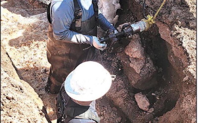The City of Levelland water crews have been actively fixing leaks in recent months, with reports of repairs on leaks at various locations. While these efforts are ongoing, residents in affected areas may sometimes experience temporary low water pressure. (City of Levelland photo)