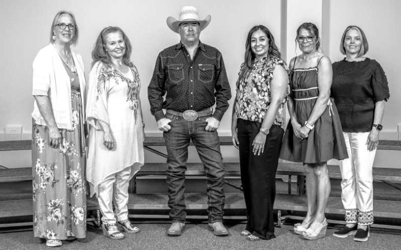 15 YEARS OF SERVICE AWARD - South Plains College (SPC) announced their employee service awards during their 2025 Employee Banquet on May 8. The recipients of the 15-Years of Service Award pictured from the left are: Jackie Underwood, Rebecca Greene, Kerry Doster, Vanessa Olivo, Lori Ware and Wendy Esch. Not pictured are Monica Sisk, Terri Vargas and Darren Welch. (SPC Photo)