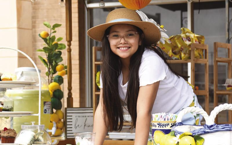 GREAT WORK! - LL Lemonade stand during First Saturday Shop the Square and Lemonade Day on the downtown Levelland square Saturday. Best lemonade won a $200 downtown dollar prize and best decorated won a $100 downtown dollar prize. (Staff photo by Victoria Byrnes)