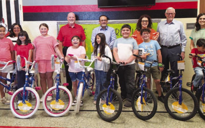 SOUTH ELEMENTARY RIDE WITH ROTARY BIKE WINNERS –