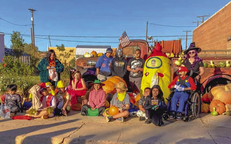 Community smiles through pumpkins