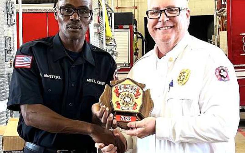 LEVELLAND FIRE DEPARTMENT 2026 TOP RESPONDER, VOLUNTEER- Kurt Masters. (Levelland Fire Department photo)