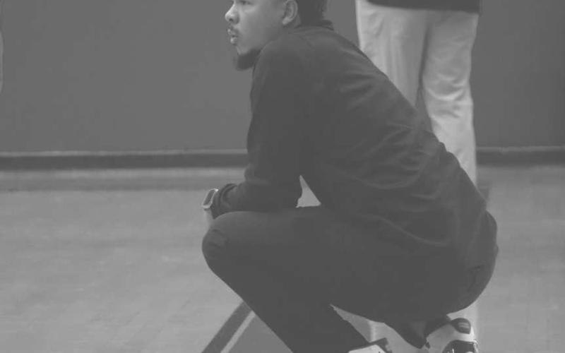 FOCUSED - Head Basketball Coach Kendall Durrett was locked in on the game while his team played against the Greenwood Rangers last Tuesday night at home. (Staff photo by Aalijah Soliz)