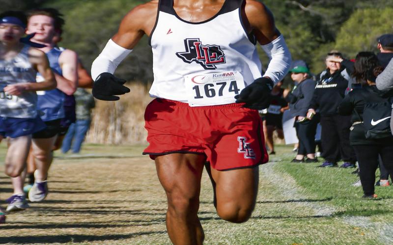 HERNANDEZ MAKES STATE - Levelland junior Saul Hernandez placed 15th at the 4A Region 1 Cross Country Championship with a personal-best time of 16:10, which qualified him for the state meet this past Tuesday at Mae Simmons Park. (Staff photo by Jentezen Smith)