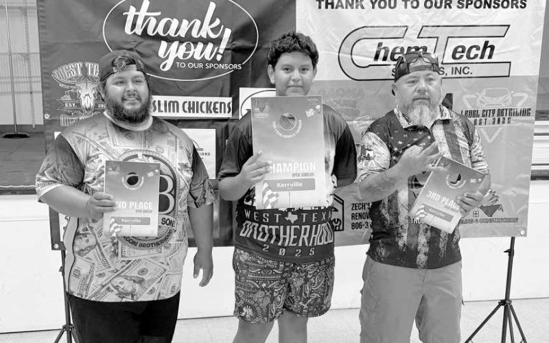 CORNHOLE TOURNAMENT OPEN DIVISION WINNE