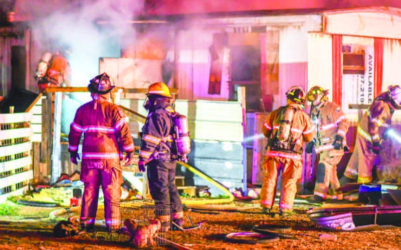 MOBILE HOME FIRE