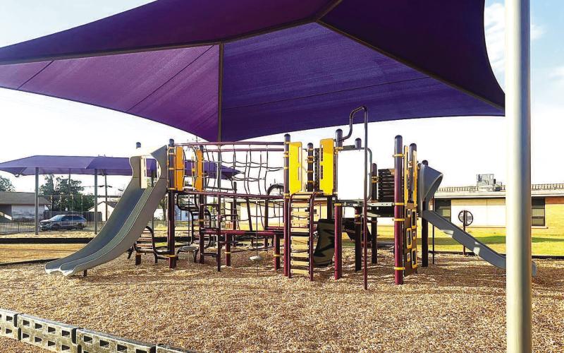 PLAYGOUND COMPLETE - Anton ISD announced the completion of its new elementary school playground. The playground is the direct result of the community's support of the May 2025 bond election. (Anton ISD photo)