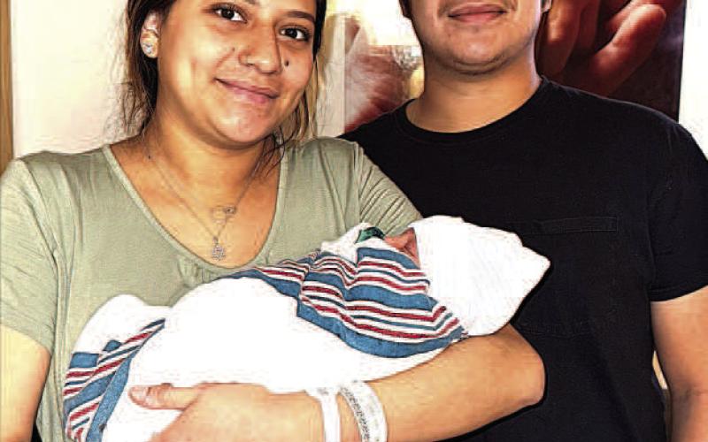 2026 FIRST BABY-- The first baby delivered at Covenant Hospital in Levelland 2026 was Olive Alaniz, born on Jan. 1 at 9:45 a.m. and weighing 6 lbs. and 12 oz. She is the daughter of Sarah and Marcos Alaniz. (Covenant Hospital photo)