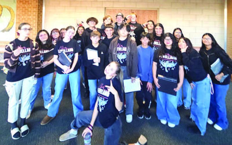 The Levelland High School choir performed with the South Plains College Choir for an audience at the Winter Concert. Performer Santiago Vidales said it was an amazing experience and once-in-a-lifetime experience as well as fun. (Levelland ISD photo)