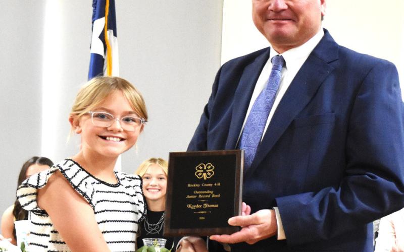Hockley County 4-H Outstanding Junior Record Book – Kaydee Thomas