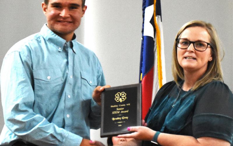 Hockley County 4-H Senior STEM Award – Bradley Gray