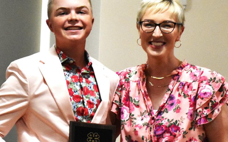 Hockley County 4-H Senior Family &amp;amp; Community Health Award – Kade Gregory