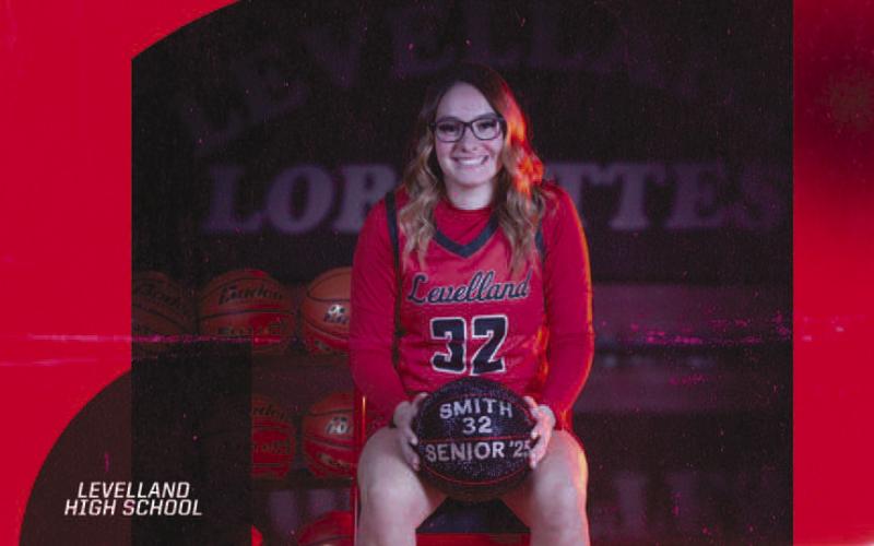 TABC ALL-REGION - Levelland Loboette Emery Smith earned herself All-Region honors for her play on the court during this basketball season with the Loboettes. (Photo courtesy of Levelland ISD)
