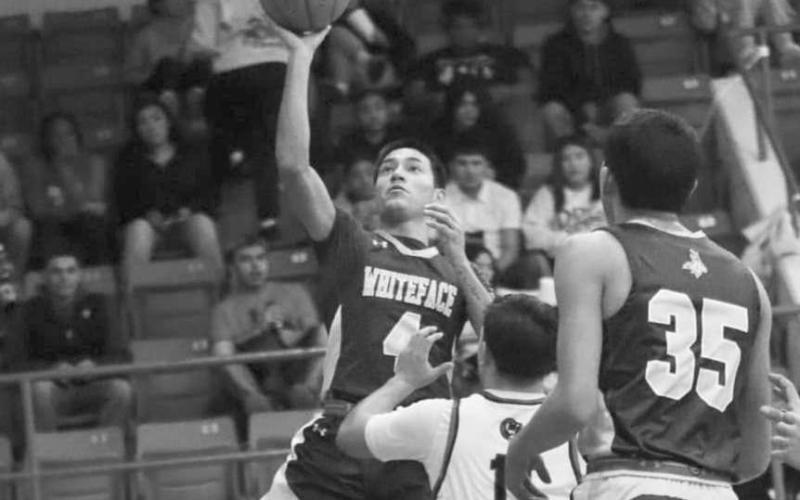 QUICK LAYUP - Whiteface Antelope Jeremiah Rendon found a weak spot in the Seagraves defense this past Tuesday night on the road for the easy layup. (Photo courtesy of Holly Crutcher)