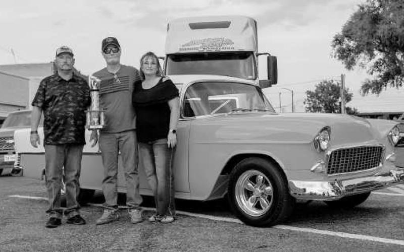 CRUISE WINNER - Several winners were selected during the Thunder on the Plains Cruise and Poker Run last Friday. (Photo courtesy of J. Conrad Photography)