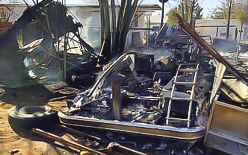 CAMPER FIRE