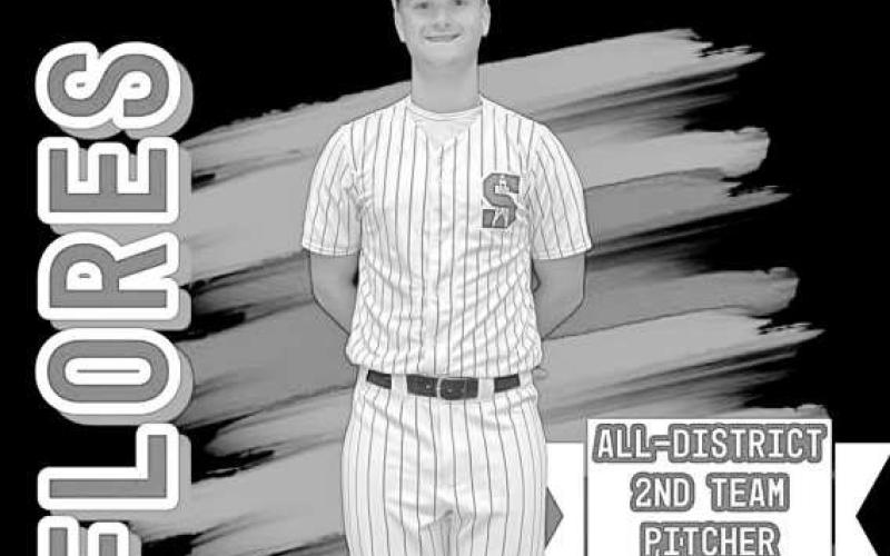 ALLDISTRICTSECONDTEAM PITCHER - Sundown’s Roughneck Rayden Flores was named All-District Second Team Pitcher and Academic All-District following the 2024-2025 baseball season. (Photo courtesy of Sundown)