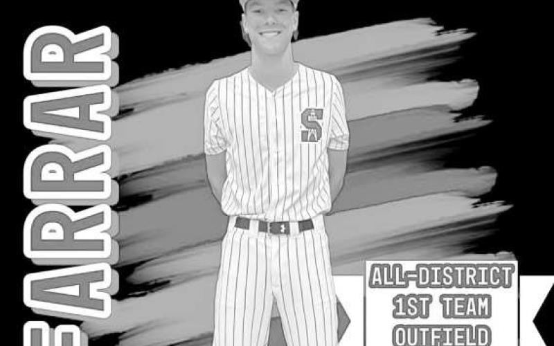 ALLDISTRICT FIRST TEAM OUTFIELD - Sundown’s Roughneck Landry Farrar was named All-District First Team Outfield and Academic All-District following the 2024-2025 baseball season. (Photo courtesy of Sundown)