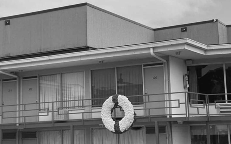 BLACK HISTORY- Balcony of Lorraine Motel where Dr. Martin Luther King Jr. was assassinated on April 4, 1968. (Photo courtesy of Dr. Ben Alexander)