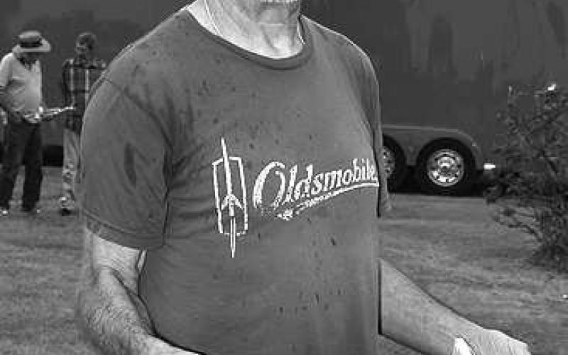 BEST OF THE REST– Thunder on the Plains presented Steve White the Best of the Rest award at the annual car show held Saturday in City Park. White won the award for his 1967 Oldsmobile 442. (Staff Photo)