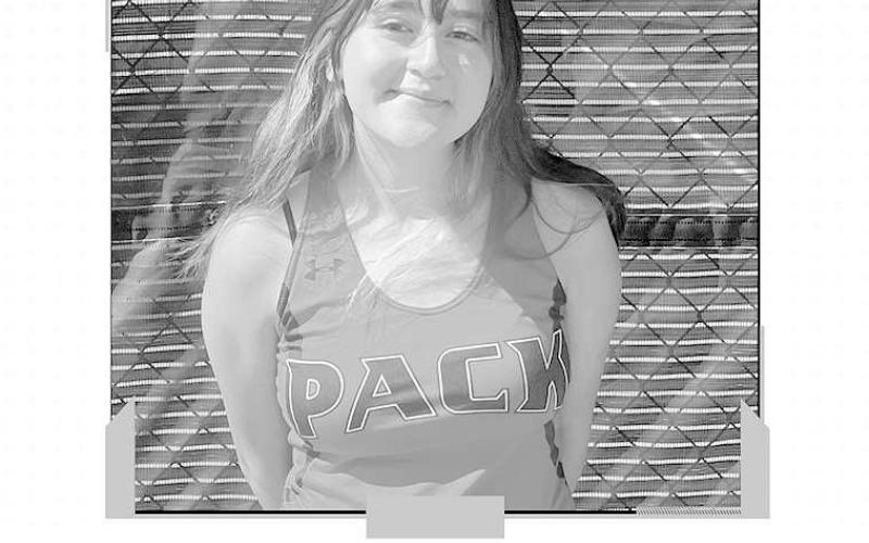 PACK PLAYER- The LHS Tennis Team has established a new leadership program. Through this program as a team, athletes have set the PACK standards (progress, attitude, commitment and kinship). With these standards, they have also established a recognition award for those who represent the standards of what it means to be part of the PACK Tennis program. The first player to be selected by the team, as the Pack Player of the Month is Senior Jasmin Mendoza. (Photo Courtesy of Cristal Isaacks)