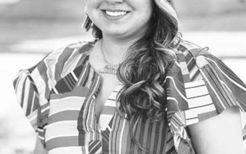 THOMAS SPENCER SR. AWARD - Samarrae Salazar, a teacher education major from Plainview, received the 2025 Thomas Spencer, Sr. Award for Outstanding Achievement during the Spring 2025 afternoon commencement ceremony on May 9 in the Texan Dome. (SPC Photo)