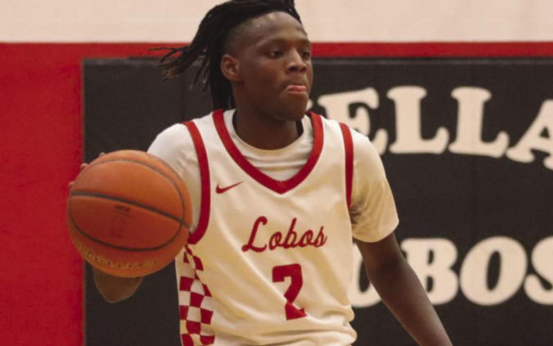 VISION - Levelland Lobo Elijah Jordan observed the defense last home game in the teams contest against the Brownfield Cubs. (Staff photo by Aalijah Soliz)