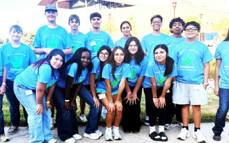 Levelland FFA freshmen at the Area 1 Greenhand Leadership Conference.