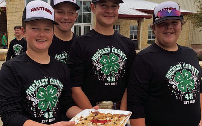 Hockley County 4-H teams place at District Food Challenge