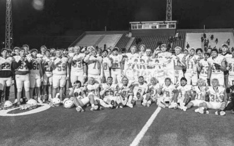 AREA CHAMPS - The Ropes Eagels are the Area Champs after knocking off the Farwell Steers this past Friday in Sundown 28-0, holding them to a shutout. The Eagles took on the Wink Wildcats this past Friday in Big Spring for their Regional playoff matchup. (Photo courtesy of Donovan Martin)