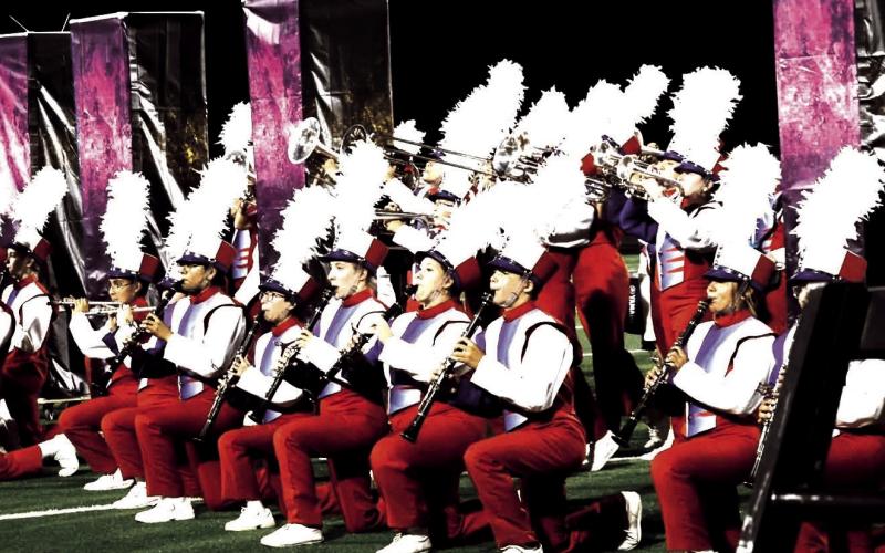 The Sundown Roughneck Band had a good day at the Westerner Marching Festival, placing 6th overall out of 42 bands. It was a tight race between last year’s 2nd, 3rd, and 4th place bands at State with Sundown, Ropes, and Lockney all receiving a first place vote from one of the judges. (Sundown ISD photo)
