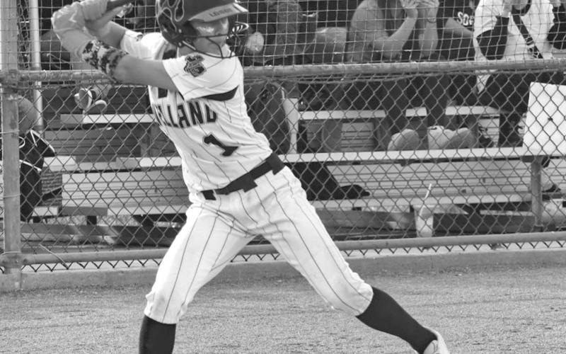 BATTER UP - Levelland Loboette Saydi Mendez got ready at the plate during her team’s home game last Friday for district play. (Staff photo by Aalijah Soliz)