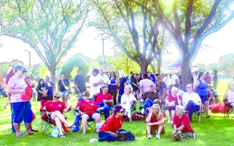 COMMUNITY FUN - The KCBD Community Coverage Tour was held at the SPC campus in Levelland on Thursday. Community members were invited to represent the City of Levelland, enjoy free food, games and have fun. (Photo courtesy of Emily Campos)