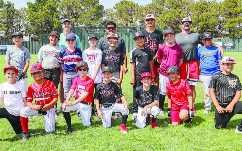 4-6 GRADERS - Levelland ISD held a Baseball Camp at the Lobo Diamond at the Levelland High School June 27 - June 30 in the early morning. (Staff Photo by Aalijah Soliz)