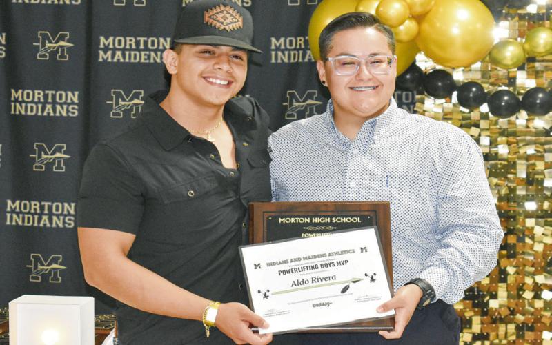 BOYS POWERLIFTING MVP - Aldo Rivera. (Staff photo by C.R. Calhoun)