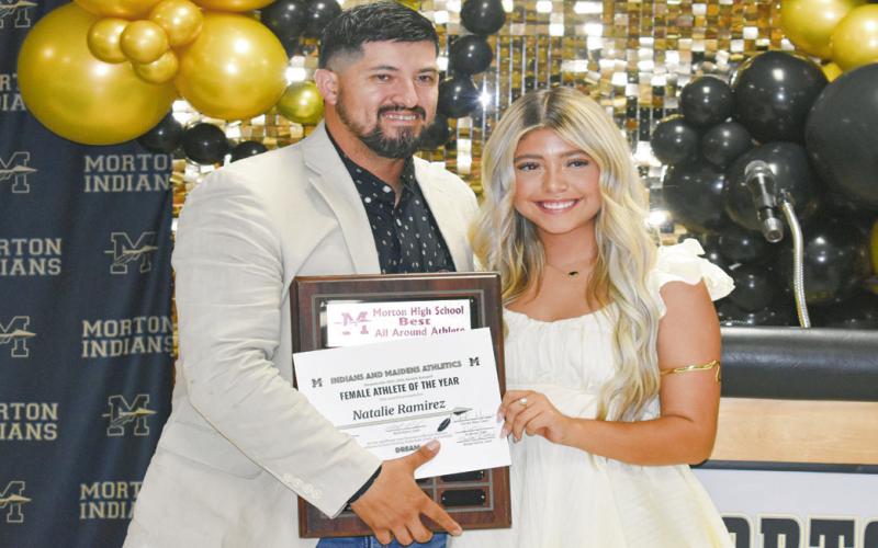 FEMALE ATHLETE OF THE YEAR - Natalie Ramirez. (Staff photo by C.R. Calhoun)