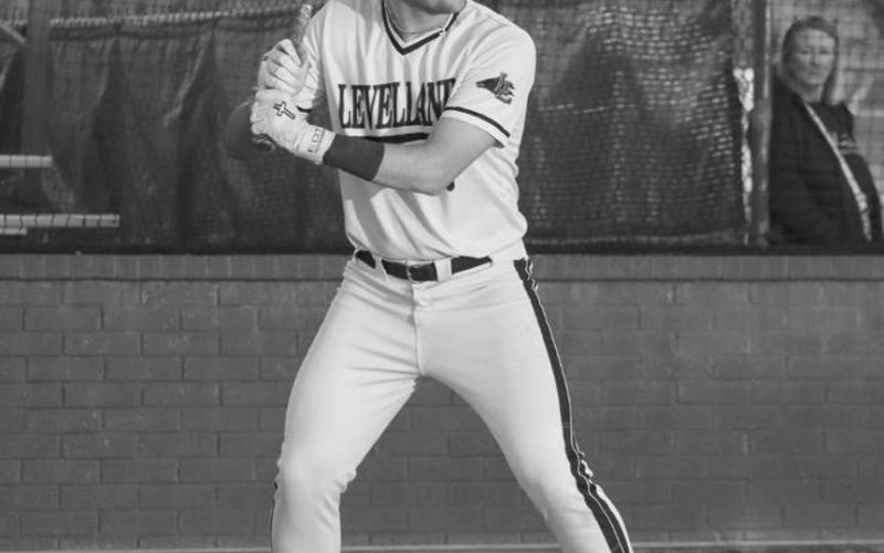 BATTER UP - Levelland Lobo Rance Massey was waiting for the pitch during the team’s first game of the WIT Classic at the Lobo Diamond. (Staff photo by Aalijah Soliz)