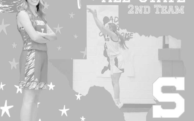 ACADEMIC TEAM- Texas High School Coaches Association Academic All State Basketball 2023 has named three Roughettes to the Academic All-State Team. This is a great honor bestowed upon Seniors who have maintained above a 92 cumulative GPA along with ACT and SAT scores. This is quite the honor for students that are involved in so many extracurricular activities. Karlee Riley was named to the second team. (Photo Courtesy of Sundown ISD)
