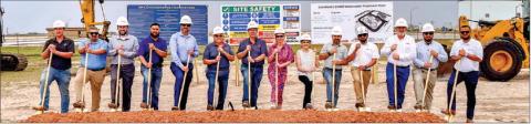 WASTEWATER TREATMENT PLANT GROUND BREAKING 