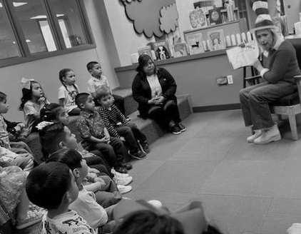 READING IS FUN - ABC School love when the community comes to read at ABC. Mrs. Abi Swain invites the community to come be Reading Heros! At the ABC shool staff wants to say thanks to these volunteers who visited us during Texas Public School Week. ( Photo courtasy of LISD)