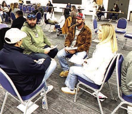 Leadership Levelland joined Leadership Amarillo and Canyon to participate in a poverty simulation with activities similar to daily requirement for those living in poverty to survive. With poverty increasing in Hockley County during and following the COVID epidemic, the event provided information on challenges that currently remain for many people in the community. (Leadership Levelland photo)