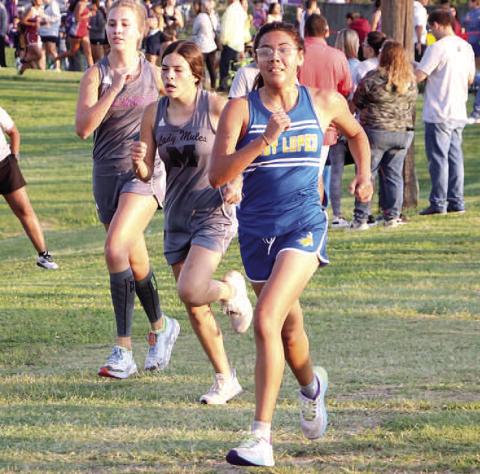 LADYANTELOPERUNNER- Whiteface Lady Antelope Anais Soliz competed at the LCU Chap Invite at Lubbock Christian University last weekend. The Whiteface cross country team will be back in action at Whitharral Saturday September 17. (Photo Courtesy of Whiteface ISD)