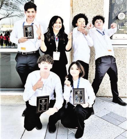 STATE BOUND-- Pictured are Anton FCCLA students who earned thousands in scholarships at the Regional Leadershp Conference held Feb 26-28 in Abilene. FCCLA is a career and technical student organization that functions as an integral part of the Family and Consumer Sciences education curriculum and operates within the school system. (Anton ISD photo)
