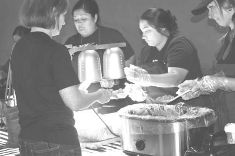 FISH FRY- The Levelland Christian School held their annual fish fry event Thursday evening at the Mallet Event Center. (Staff photo by Emily Campos)