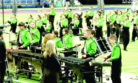 ROPES SOARIN’ EAGLE BAND – Texas State 2A Marching Band Championship Runner-up. (Ropes ISD photo)