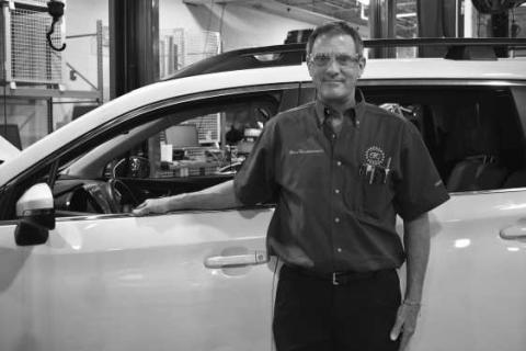 ASE WORLD CLASS TECHNICIAN- Marc Wischkaemper, assistant professor of automotive technology at the South Plains College Career and Technical Center, attained World Class Technician status from the National Institute for Automotive Service Excellence in January 2024. (SPC Photo)