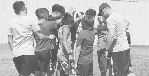 MORTON CAMP-The Morton Indian football camp kicked off Monday at the high school. Rylon Alvarado, Masyn Enriquez, Abel Villegas, Aidyn Ramirez, Aldrian Alvarado, Bryson Sanchez, Daniel Cano, Zachary Huckabee and Ricky Rodriguez were each in attendance at the camp. The camp was led by Indian coaches Keith Mauldin, Erik Velasquez, Zack Williams, Waymond Holland, Trevor Bulmer and Jared Thomas. (Staff Photo by Aalijah Soliz)
