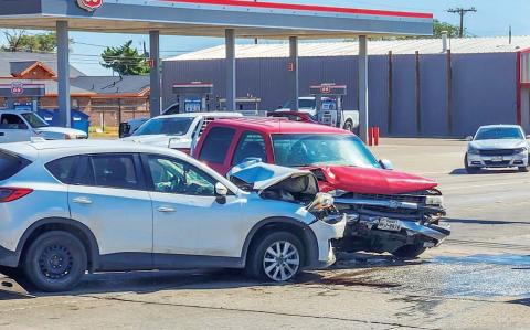 TWO VEHICLE COLLISION