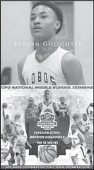 HUGE HONOR - LMS Coach Romero Serrato shares that Bryson Golightly has been invited to the CP3 National Middle School Combine in Dallas. Congratulations Bryson on this honor! Coach Serrato says, “This is just the beginning for Bryson!” (Photo courtesy of LMS)